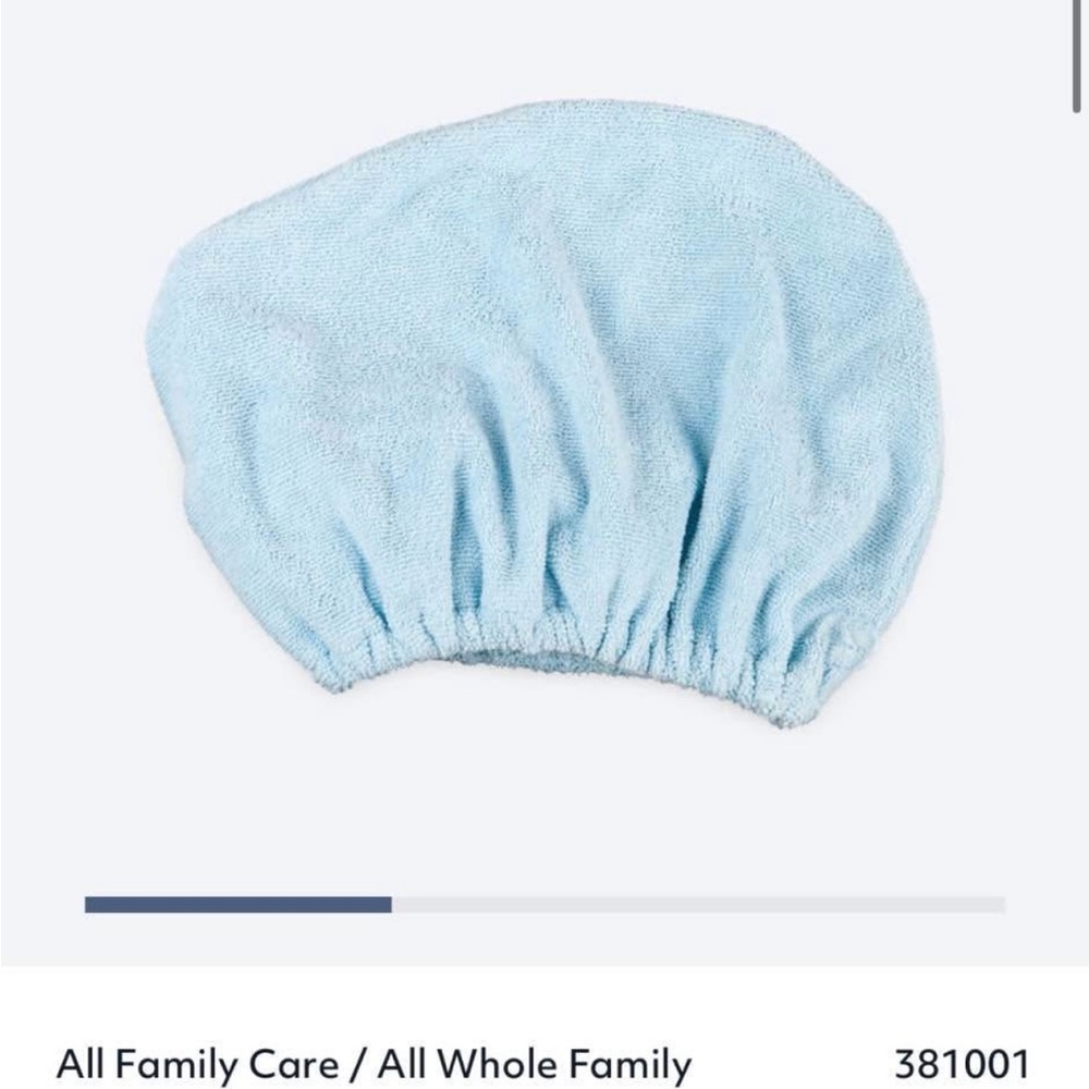 Norwex Light Blue Hair Wrap and towel set